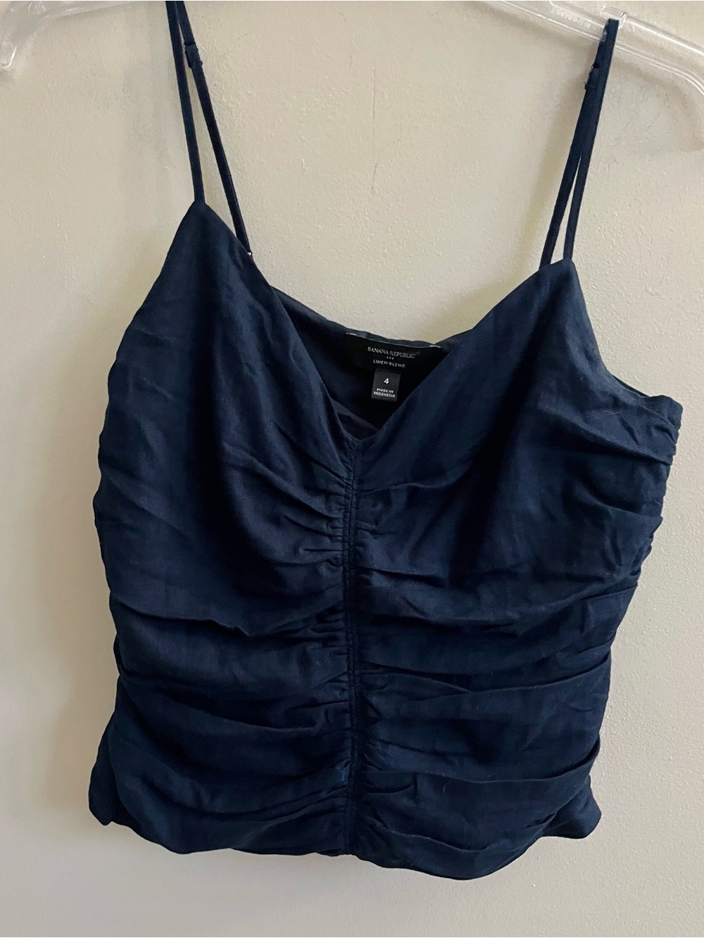 NWT-Banana Republic Factory Navy Top, Size 4